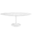 Lippa 78" Oval Wood Top Dining Table 1657-WHI