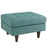 Empress Upholstered Ottoman 1667-LAG