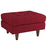 Empress Upholstered Ottoman 1667-RED