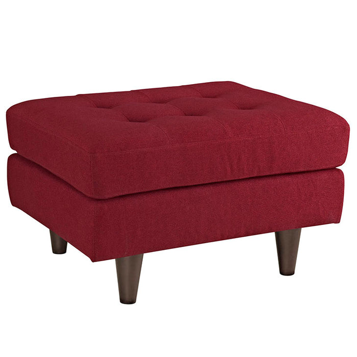 Empress Upholstered Ottoman 1667-RED