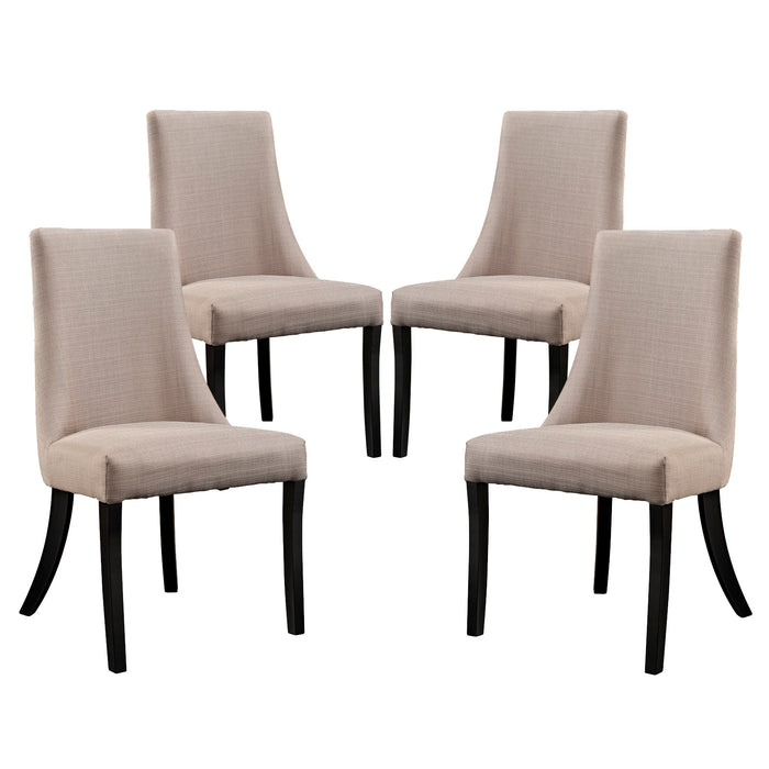 Reverie Dining Side Chair Set of 4 1677-BEI