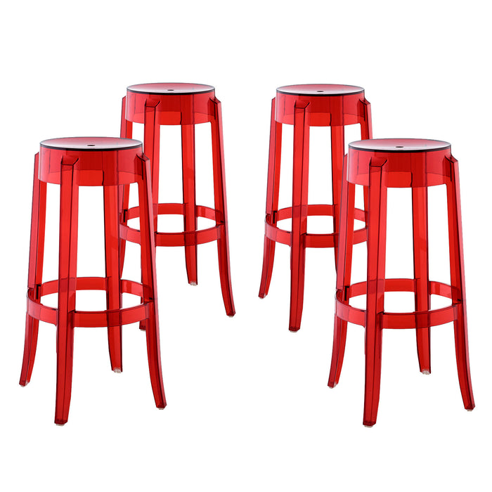 Casper Bar Stool Set of 4 1680-RED