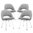 Cordelia Dining Chairs Set of 4 1685-LGR