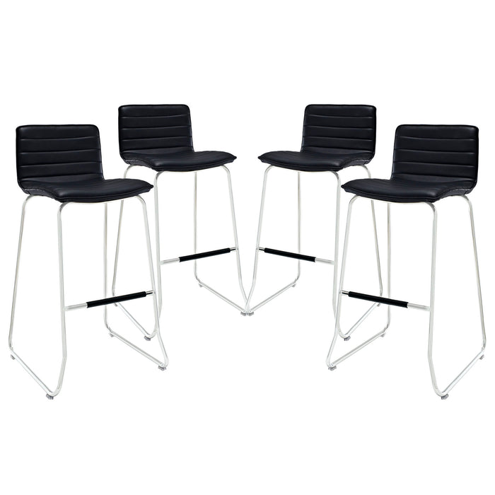 Dive Bar Stool Set of 4 1687-BLK