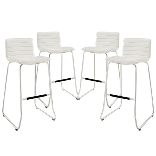 Dive Bar Stool Set of 4 1687-WHI