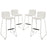 Dive Bar Stool Set of 4 1687-WHI