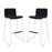 Dive Bar Stool Set of 2 1688-BLK