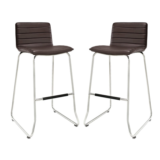 Dive Bar Stool Set of 2 1688-BRN