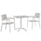 Maine 3 Piece Outdoor Patio Dining Set 1759-WHI-LGSET