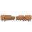 Engage 3 Piece Leather Living Room Set 1762-TAN-SET