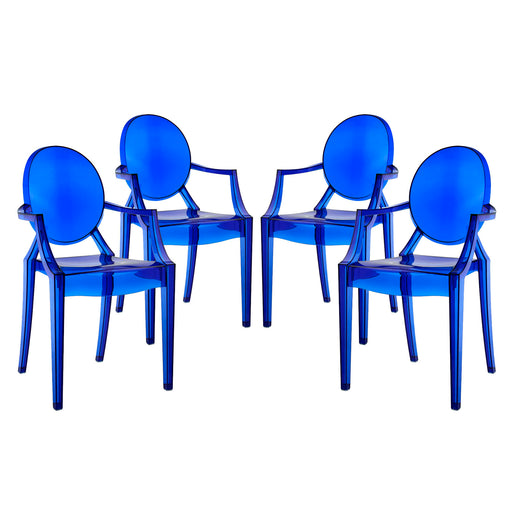 Casper Dining Armchairs Set of 4 1769-BLU