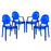 Casper Dining Armchairs Set of 4 1769-BLU