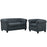 Earl 2 Piece Upholstered Fabric Living Room Set 1777-GRY-SET