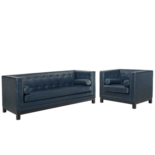 Imperial 2 Piece Living Room Set 1781-BLU-SET