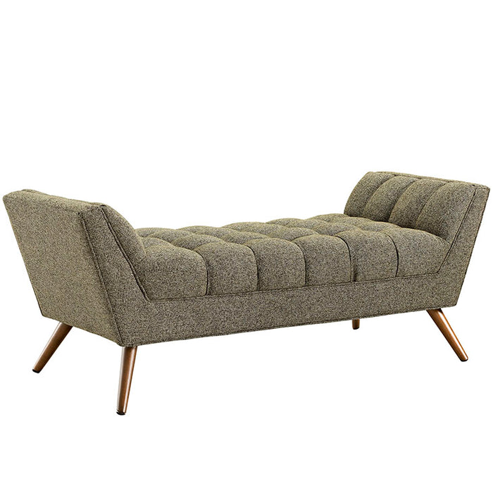 Response Medium Upholstered Fabric Bench 1789-OAT