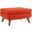 Engage Upholstered Fabric Ottoman 1797-ATO