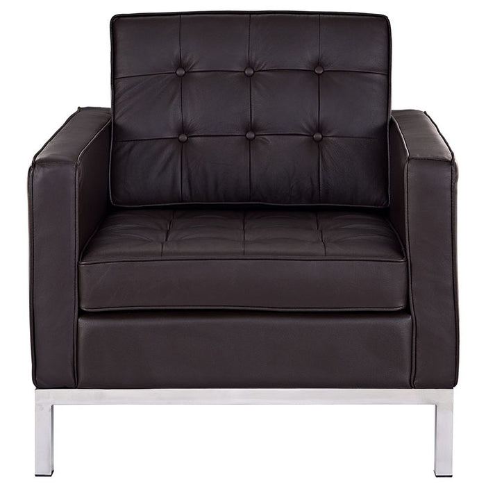 Loft Leather Armchair 183-BRN