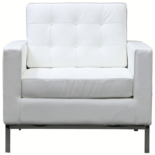 Loft Leather Armchair 183-WHI