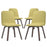 Assert Dining Side Chair Set of 4 1839-WAL-GRN-SET