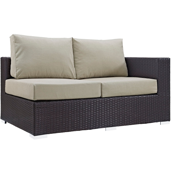 Convene Outdoor Patio Right Arm Loveseat 1841-EXP-BEI