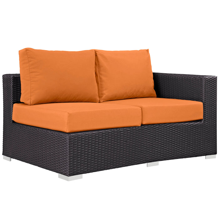 Convene Outdoor Patio Right Arm Loveseat 1841-EXP-ORA