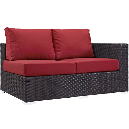 Convene Outdoor Patio Right Arm Loveseat 1841-EXP-RED