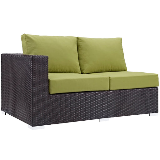 Convene Outdoor Patio Left Arm Loveseat 1842-EXP-PER