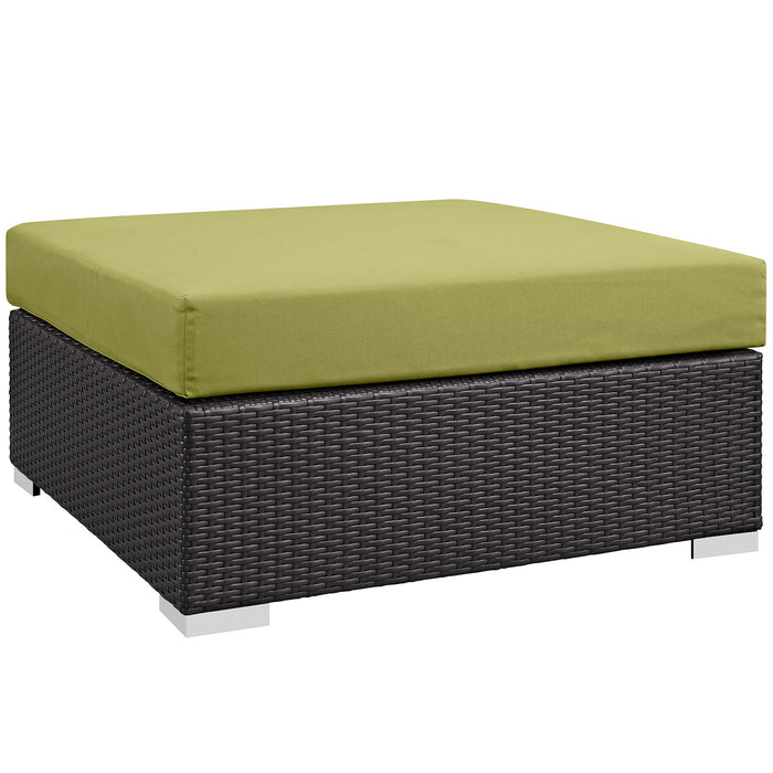 Convene Outdoor Patio Large Square Ottoman 1845-EXP-PER