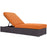 Convene Outdoor Patio Chaise Lounge 1846-EXP-ORA