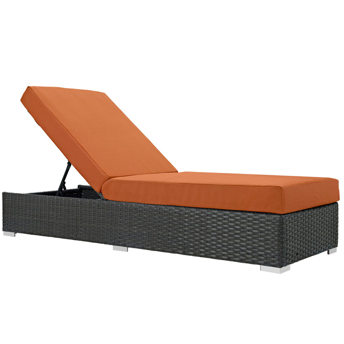 Sojourn Outdoor Patio Sunbrella® Chaise Lounge 1862-CHC-TUS