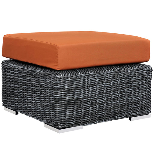 Summon Outdoor Patio Sunbrella® Ottoman 1869-GRY-TUS