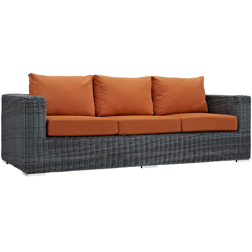 Summon Outdoor Patio Sunbrella® Sofa 1874-GRY-TUS