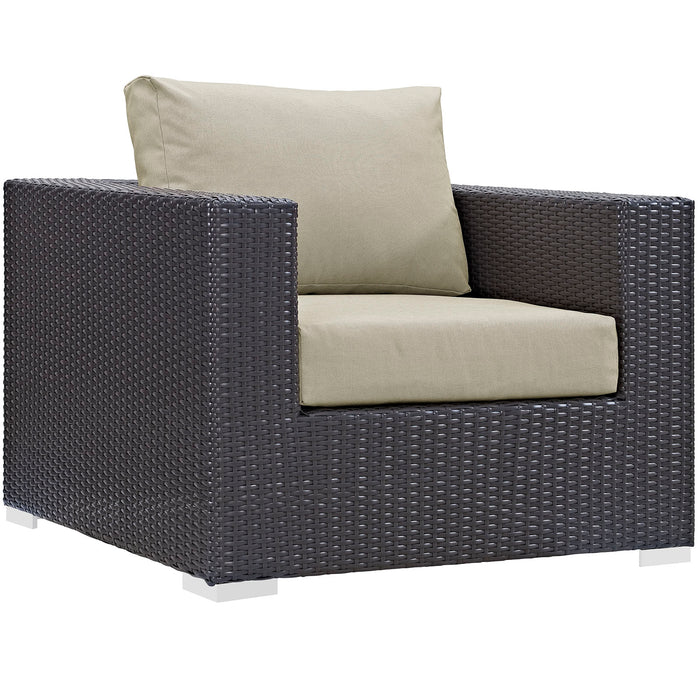 Convene Outdoor Patio Armchair 1906-EXP-BEI