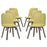 Assert Dining Side Chair Set of 6 1912-WAL-GRN-SET