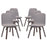 Assert Dining Side Chair Set of 6 1912-WAL-GRY-SET