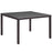 Convene 47" Square Outdoor Patio Glass Top Dining Table 1914-EXP