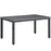 Summon 59" Outdoor Patio Dining Table 1945-GRY