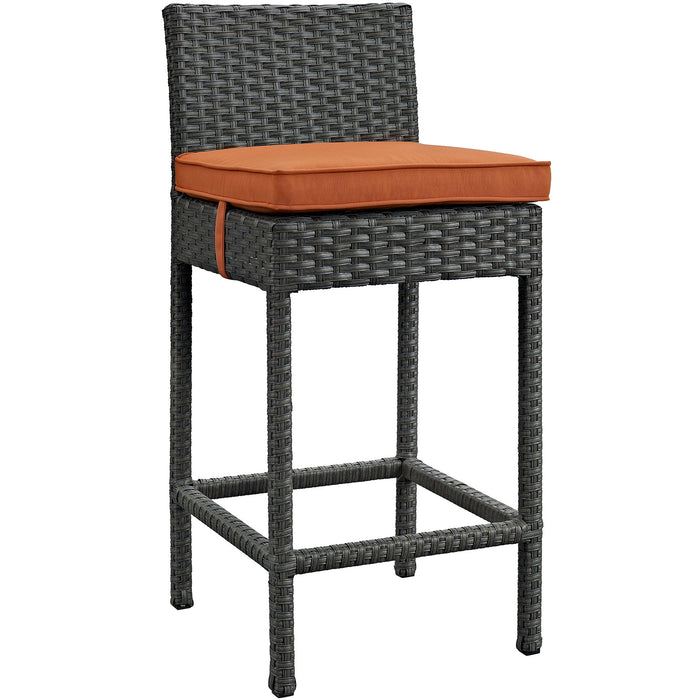 Sojourn Outdoor Patio Sunbrella® Bar Stool 1957-CHC-TUS