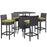 Convene 5 Piece Outdoor Patio Pub Set 1963-EXP-PESET