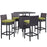 Convene 5 Piece Outdoor Patio Pub Set 1963-EXP-PER-SET