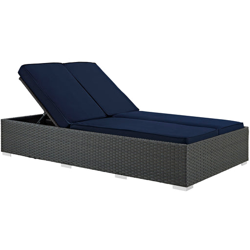 Sojourn Outdoor Patio Sunbrella® Double Chaise 1983-CHC-NAV