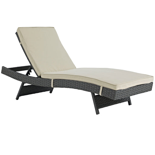 Sojourn Outdoor Patio Sunbrella® Chaise 1985-CHC-BEI