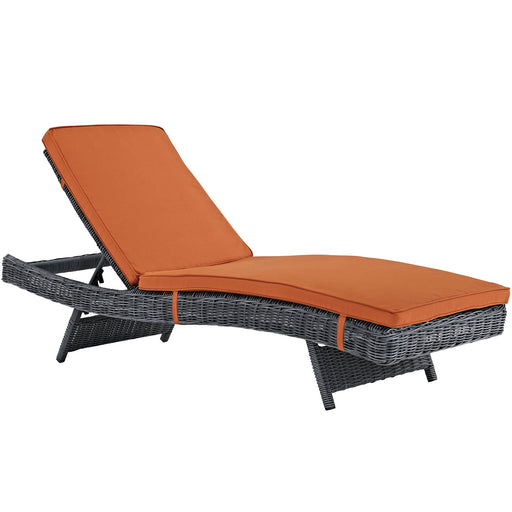 Summon Outdoor Patio Sunbrella® Chaise 1996-GRY-TUS