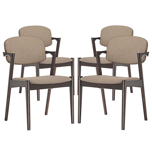 Spunk Dining Armchair Set of 4 1998-WAL-LAT-SET