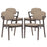 Spunk Dining Armchair Set of 4 1998-WAL-LAT-SET