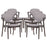 Spunk Dining Armchair Set of 6 1999-WAL-GRY-SET