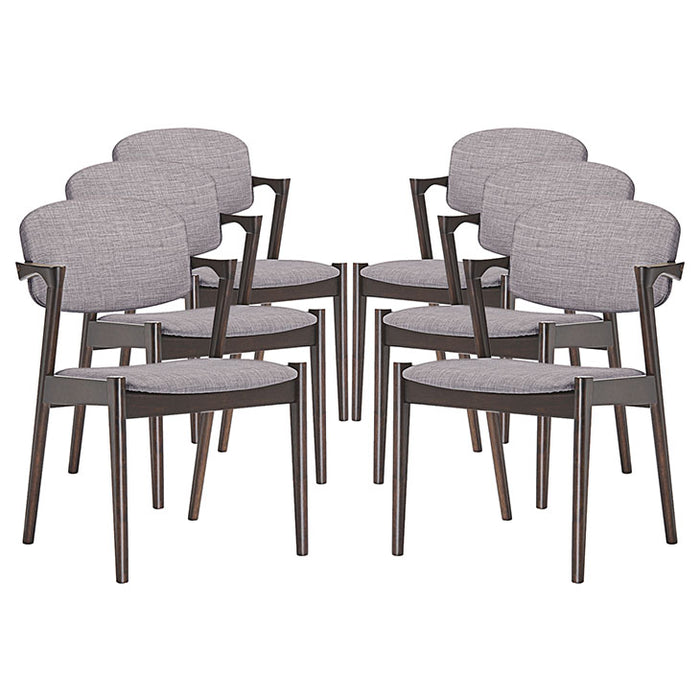 Spunk Dining Armchair Set of 6 1999-WAL-GRY-SET