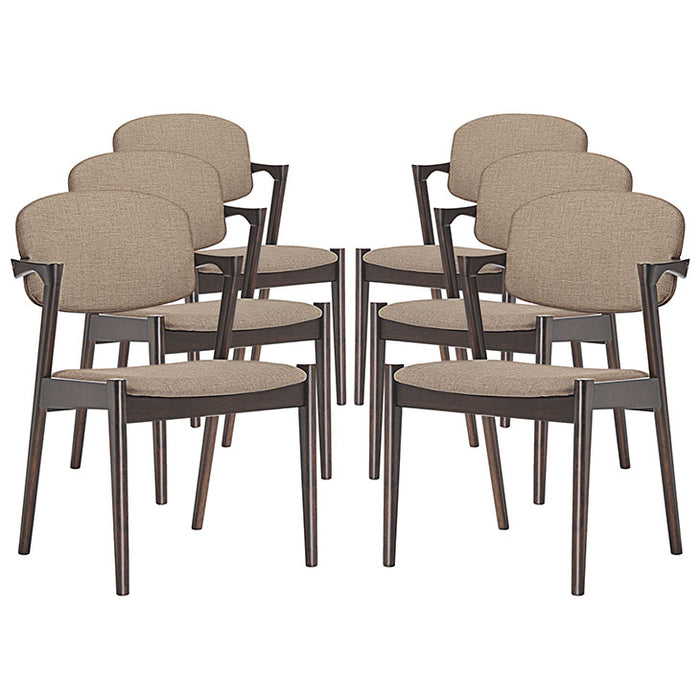 Spunk Dining Armchair Set of 6 1999-WAL-LAT-SET