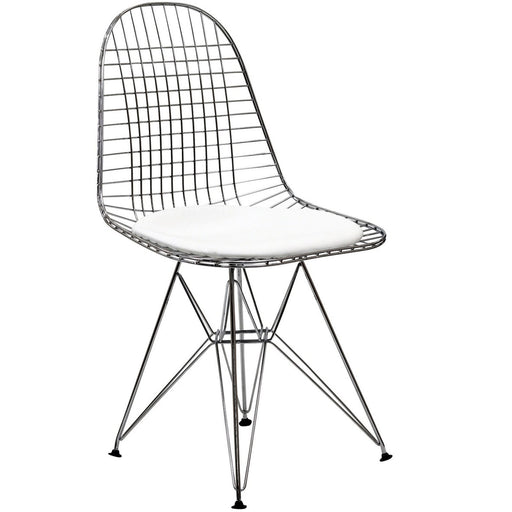 Tower Dining Side Chair 200-WHI