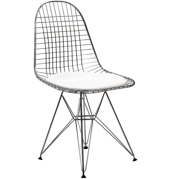 Tower Dining Side Chair 200-WHI